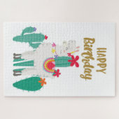 Puzzle Cactus Joyeux anniversaire (Horizontal)