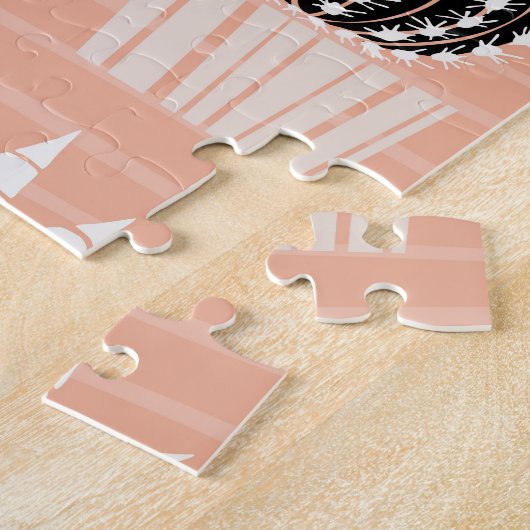 Puzzle Cactus sauvages : Motif coloré d'aquarelle (Côté)