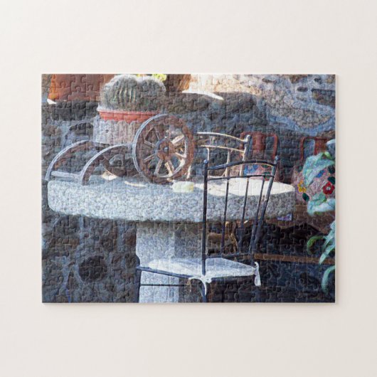 Puzzle Cactus sur une table en pierre (Horizontal)