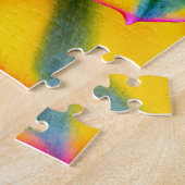 Puzzle Cactus vert jaune rose Photo Beau gros plan (Côté)