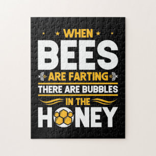 Puzzle Cadeau apiculteur   Quand les abeilles sont en tra