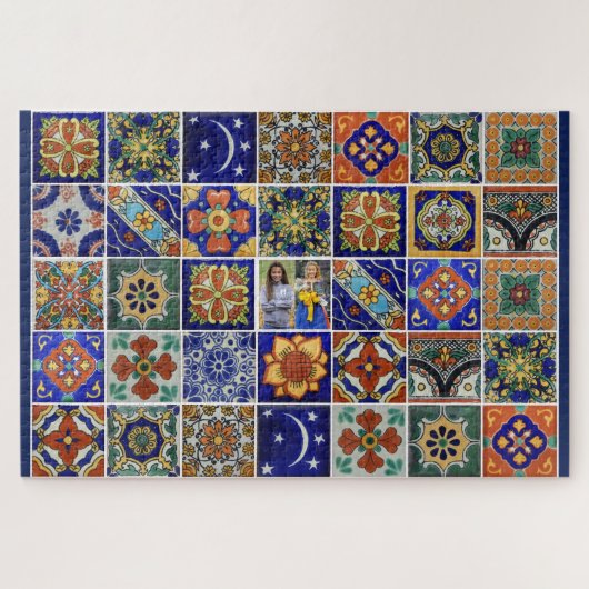 Puzzle Cadeau CACHÉ FAMILLE PHOTO Mexique Carrelag (Horizontal)