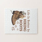 Puzzle Cadeau Camper | La Vie Est Meilleure En Chat Botte (Horizontal)