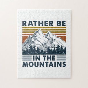 Puzzle Cadeau Camper Plutôt Être Dans Les Montagnes Ann