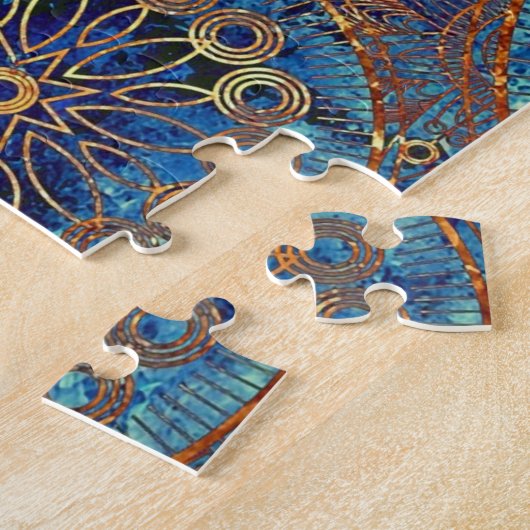 Puzzle Cadeau Celestial Bleu et Or Challenger (Côté)