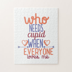 Puzzle Cadeau Couple Tout Le Monde M'Aime