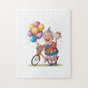 Puzzle Cadeau d'anniversaire humoristique pour grand-mère