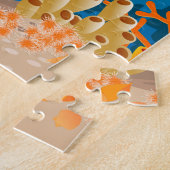 Puzzle Cadeau d'anniversaire pour nageuse (Côté)