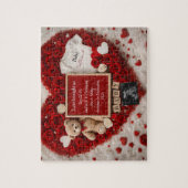 Puzzle Cadeau d'annonce de grossesse pour bébé romantique (Vertical)