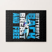 Puzzle Cadeau De Baignade Pour Nageur (Horizontal)