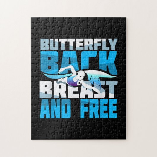 Puzzle Cadeau De Baignade Pour Nageur (Vertical)