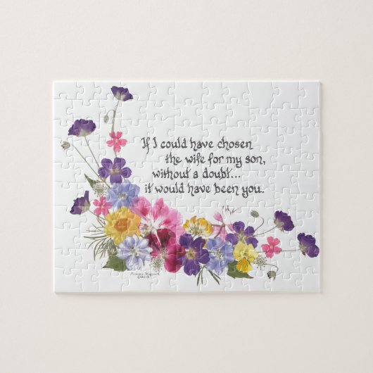 Puzzle Cadeau de belle-fille (Horizontal)