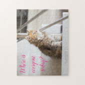 Puzzle Cadeau de conception de chat populaire (Vertical)