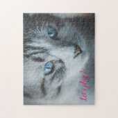 Puzzle Cadeau de conception de chat populaire (Vertical)