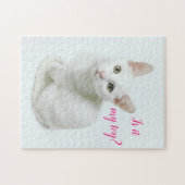Puzzle Cadeau de conception de chat populaire (Horizontal)