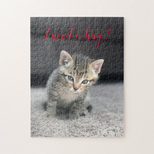 Puzzle Cadeau de conception de chat populaire (Vertical)