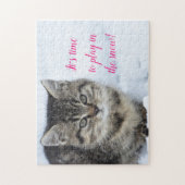 Puzzle Cadeau de conception de chat populaire (Vertical)