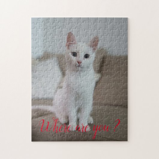 Puzzle Cadeau de conception de chat populaire (Vertical)