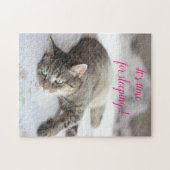 Puzzle Cadeau de conception de chat populaire (Horizontal)