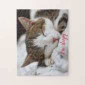 Puzzle Cadeau de conception de chat populaire (Vertical)