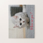 Puzzle Cadeau de conception de chat populaire (Vertical)