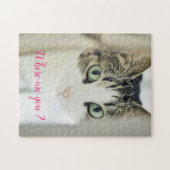 Puzzle Cadeau de conception de chat populaire (Horizontal)