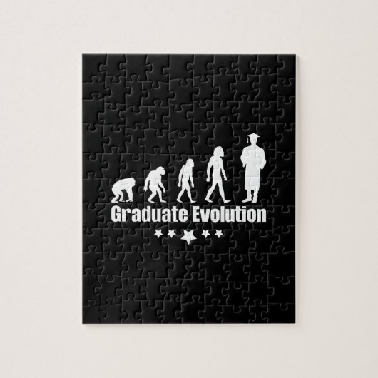 Puzzle Cadeau de diplôme | Évolution des diplômés (Vertical)
