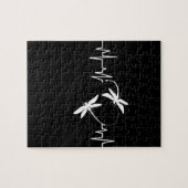 Puzzle Cadeau de dragonfly Lover| Drôle de dragonfly Hear (Horizontal)