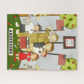 Puzzle Cadeau de Famille USA (Horizontal)