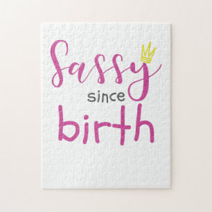 Puzzle Cadeau de fille mignonne Sass Sassy depuis Cadeau