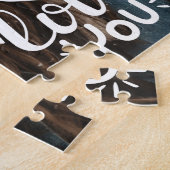Puzzle Cadeau de la Saint-Valentin avec superposition de (Côté)
