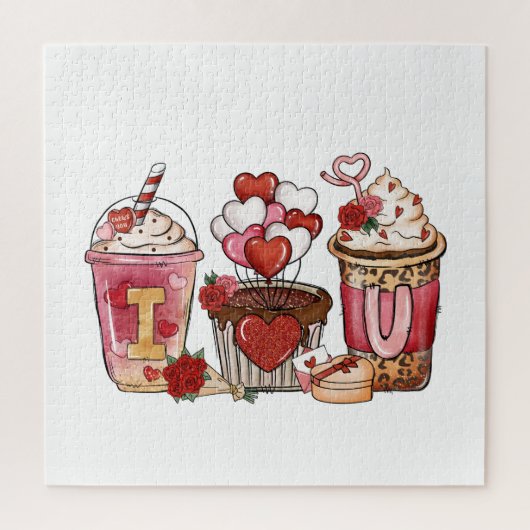 Puzzle Cadeau de la Saint-Valentin | Je t'aime (Vertical)