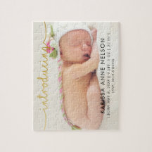 Cadeau de Naissance Personnalisé avec Photo de Béb