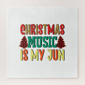 Puzzle Cadeau de Noël | La Musique De Noël Est Mon Jun