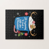 Puzzle Cadeau de Noël Un latte comme Noël (Horizontal)