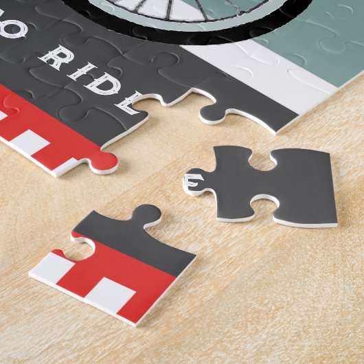 Puzzle Cadeau de Noël Vélo de vacances (Côté)