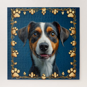Puzzle Cadeau de portrait de chien mignon pour les amoure