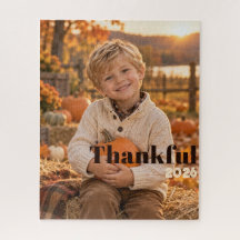 Cadeau de Thanksgiving 2026 personnalisé avec phot