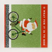 Puzzle Cadeau de vacances de cyclisme à vélo (Horizontal)