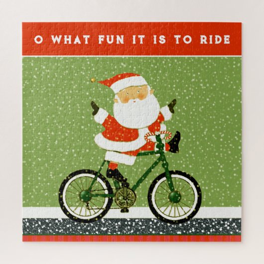 Puzzle Cadeau de vacances de cyclisme à vélo (Vertical)