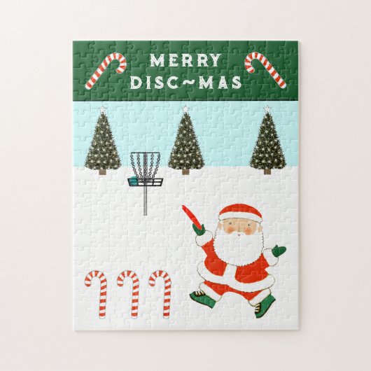 Puzzle Cadeau de vacances pour disque de golf (Vertical)
