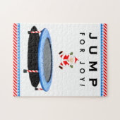 Puzzle cadeau de vacances trampoline (Horizontal)