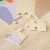 Puzzle Cadeau de vacances unique d'art abstrait par blocs (Côté)