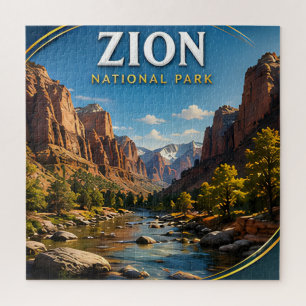 Puzzle Cadeau de voyage à Zion National Park Angels Landi