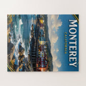Puzzle Cadeau de voyage côtier de la rangée de conserveri (Horizontal)