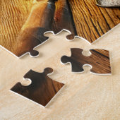 Puzzle Cadeau drôle de barbecue pour la fête des pères, M (Côté)