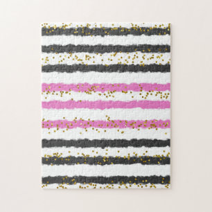 Puzzle Cadeau drôle de blagues noir rose énigmes impossib