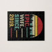 Puzzle Cadeau du 2e anniversaire du Mariage pour sa femme (Horizontal)