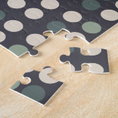 Puzzle Cadeau farceur motif points verts énigmes impossib (Côté)