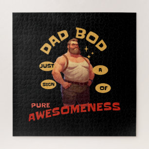 Puzzle Cadeau fête des pères Papa Bod Awesome
